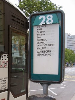 Ljubljanasta pääsee bussilla vaikka minne